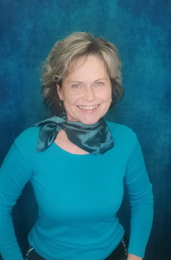 Eva na modrém