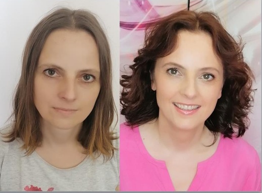 Proměna s novým účesem, Barevnou typologií a s nalíčením+FOTO